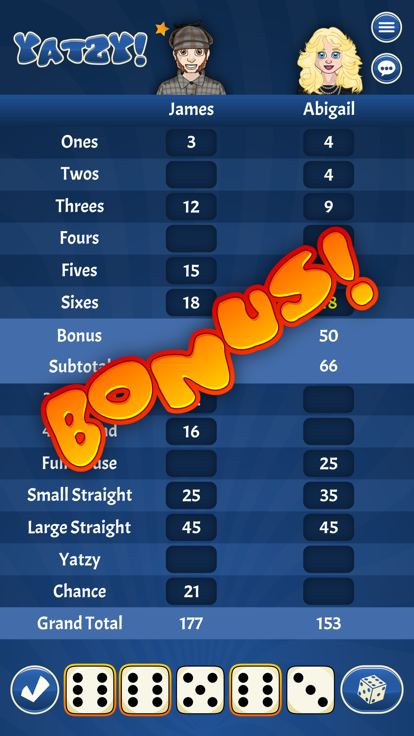 Lucky Yatzy游戏截图