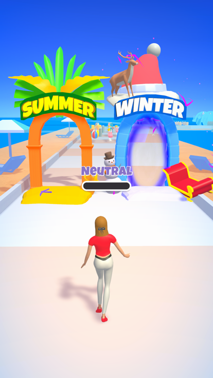 Winter Summer Runner游戏截图