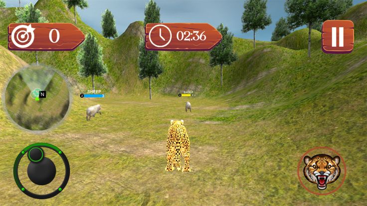 Wild Cheetah Attack:Chase Game游戏截图