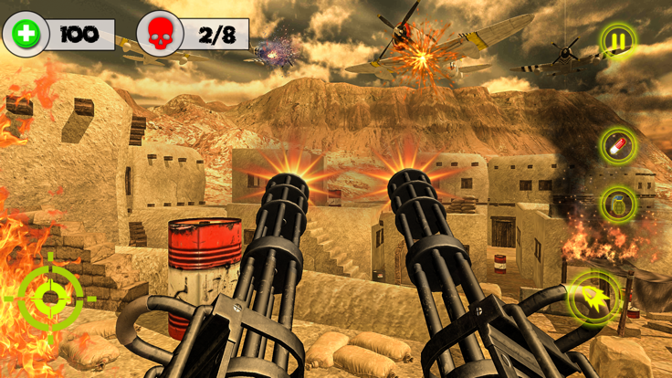 Gunship Gunner Gun Games 2023游戏截图