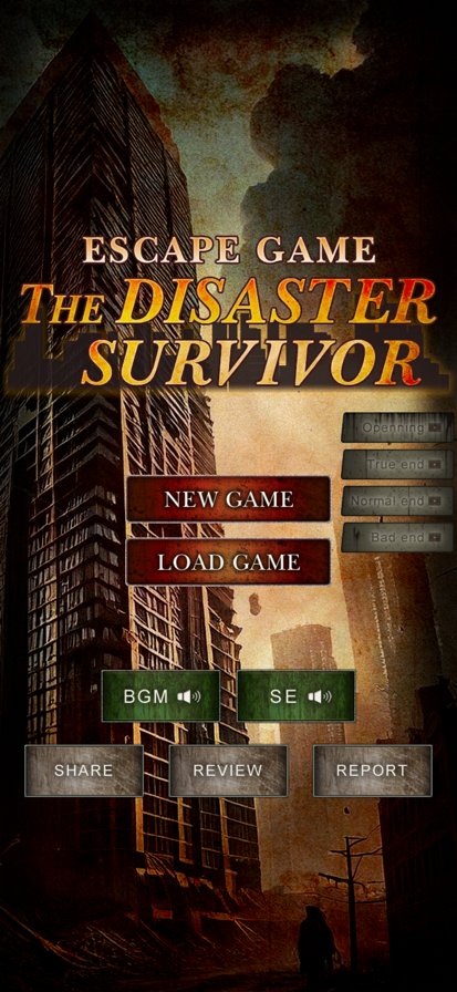 Escape Game DISASTER SURVIVOR游戏截图