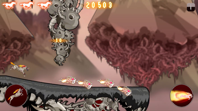 Robot Unicorn Attack Heavy Metal Edition游戏截图