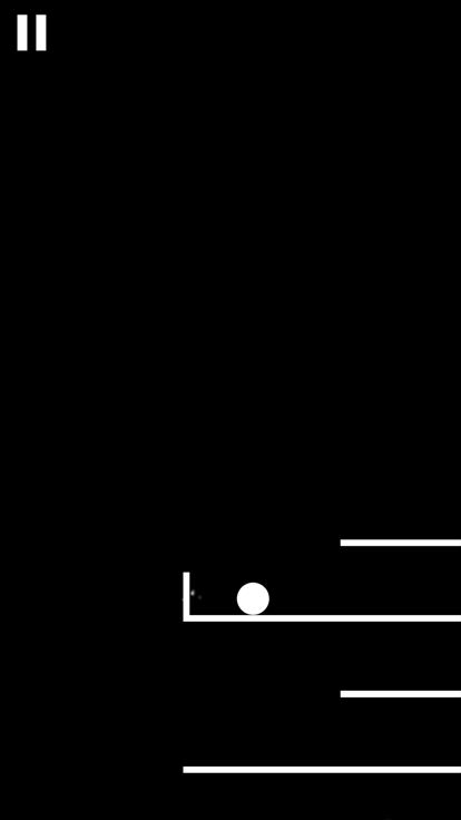 跳跃的白球游戏截图