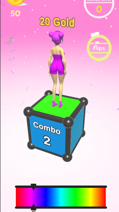 Color Cube Flip游戏截图