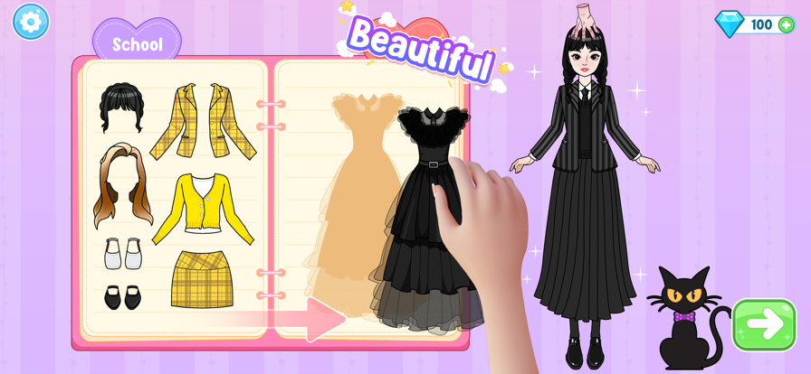 Paper Doll Makeover & Dress Up游戏截图
