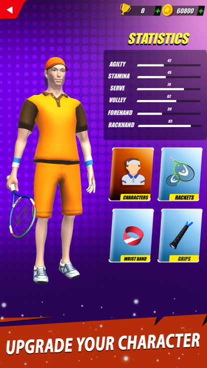 网球比赛 - 运动球类比赛游戏截图