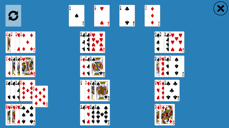 殘酷接龍游戏截图