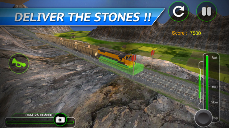 3D欧式火车驾驶模拟器游戏截图