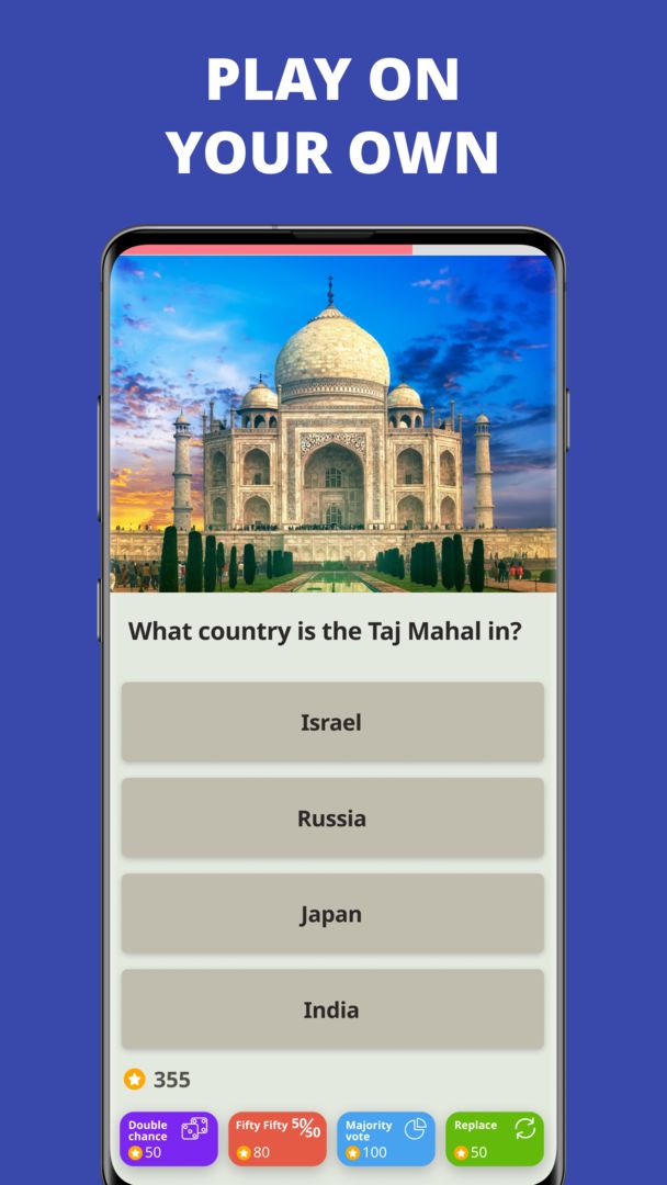 Screenshot of QuizzLand - Knowledge trivia game 2018