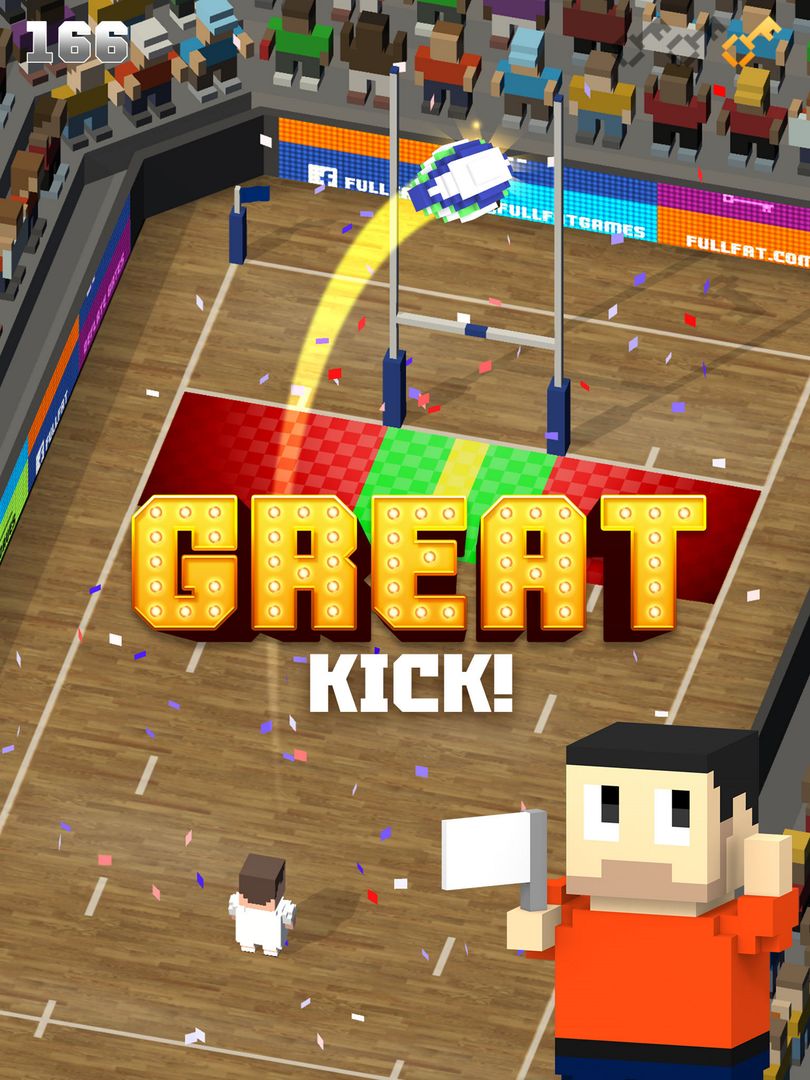 Screenshot of Blocky Rugby