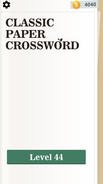 Classic Paper Crossword游戏截图