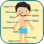 Learning Human Body Parts - Baby Learning Body Partsicon