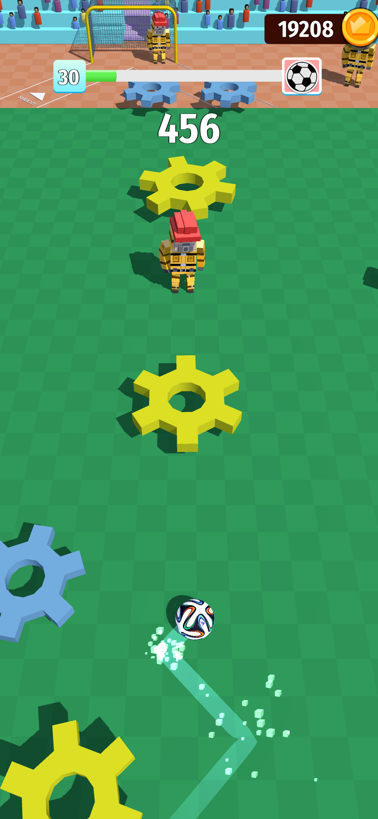 会跑酷的足球游戏截图