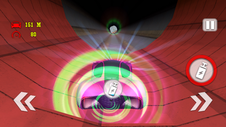 Speedy Car Tunnel Racing 3D游戏截图