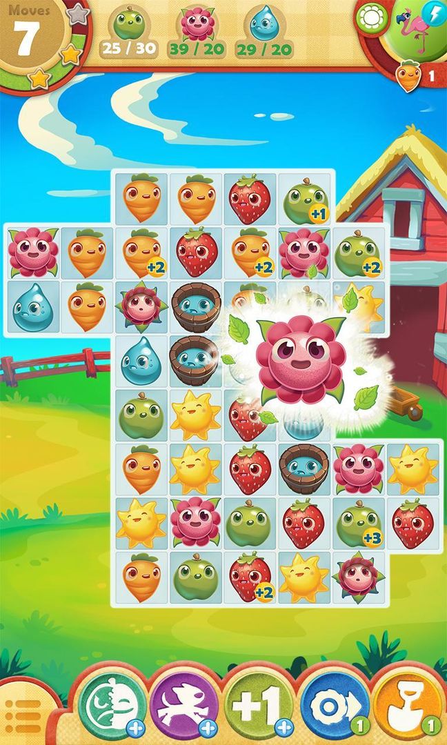 Screenshot of Farm Heroes Saga