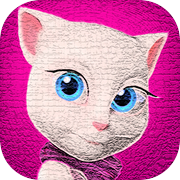 Puzle Cartoon Sweet Cat