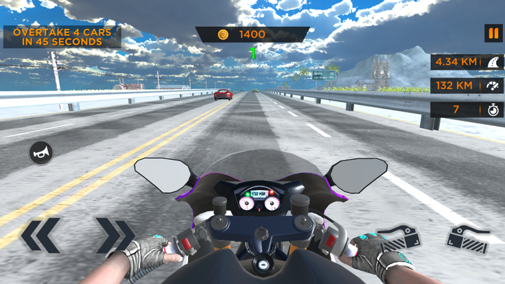 Highway Traffic Bike Rider XTR游戏截图