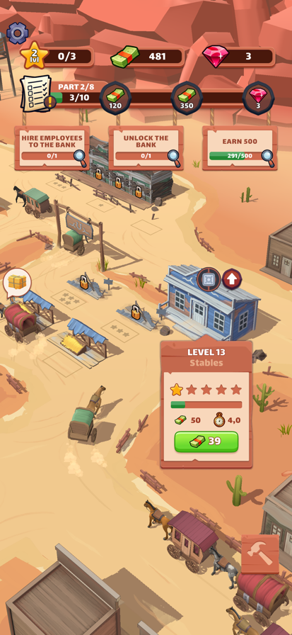 Frontier Town: Idle RPG游戏截图