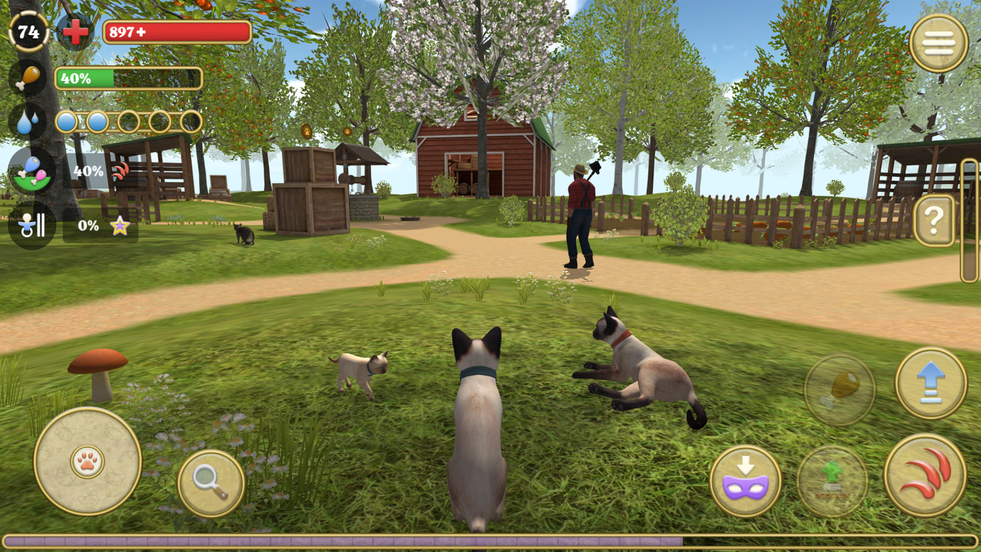 Cat Simulator : Kitties Family游戏截图