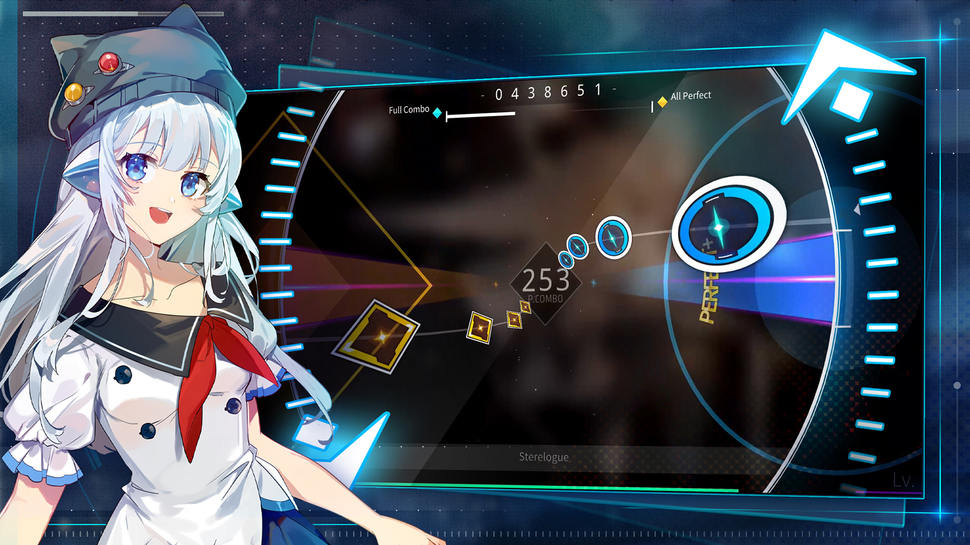 Rotaeno 旋转音律游戏截图