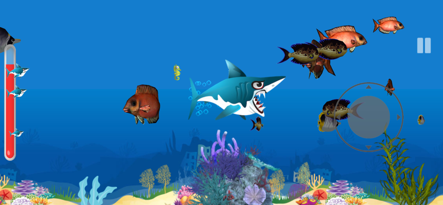Shark Journey: Feed&Grow World游戏截图