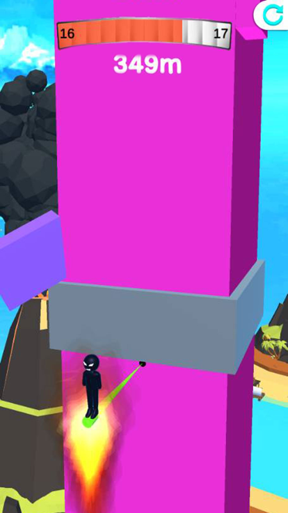 火柴人一飞冲天！游戏截图
