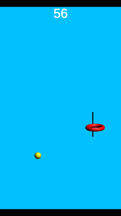 Flappy Ball Dunk游戏截图