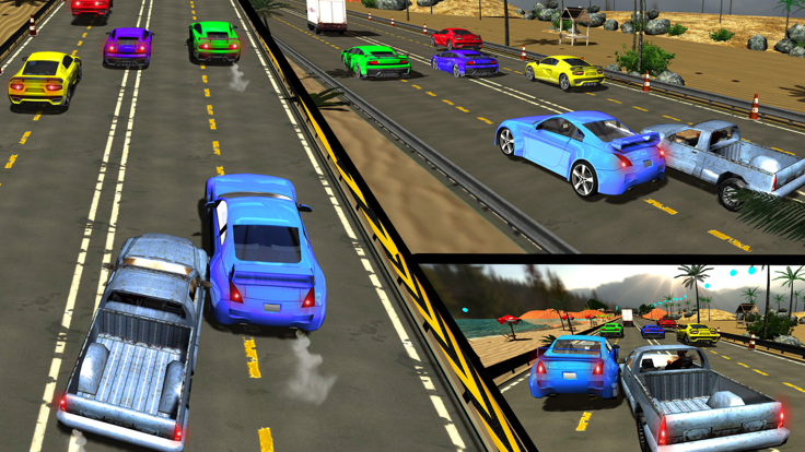 VR公路赛车在汽车司机游戏截图