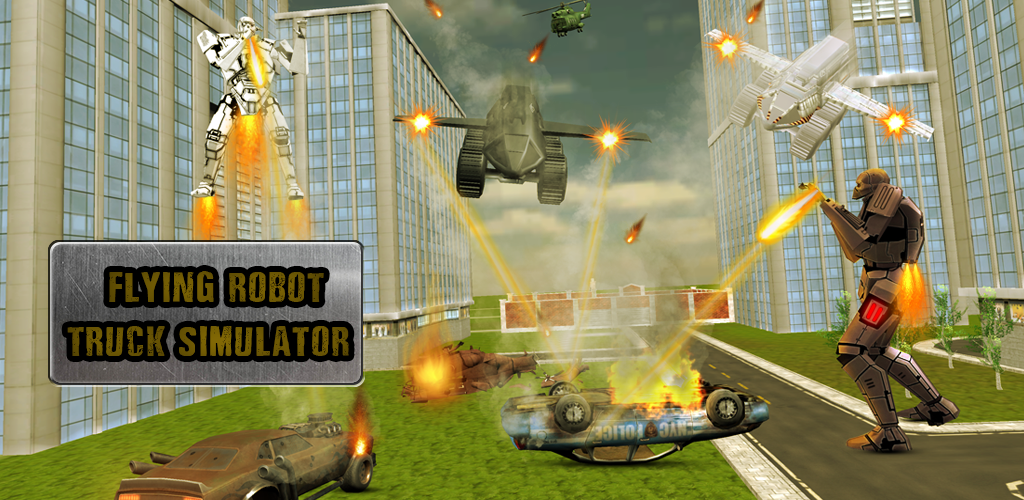 飞行机器人卡车模拟器游戏截图
