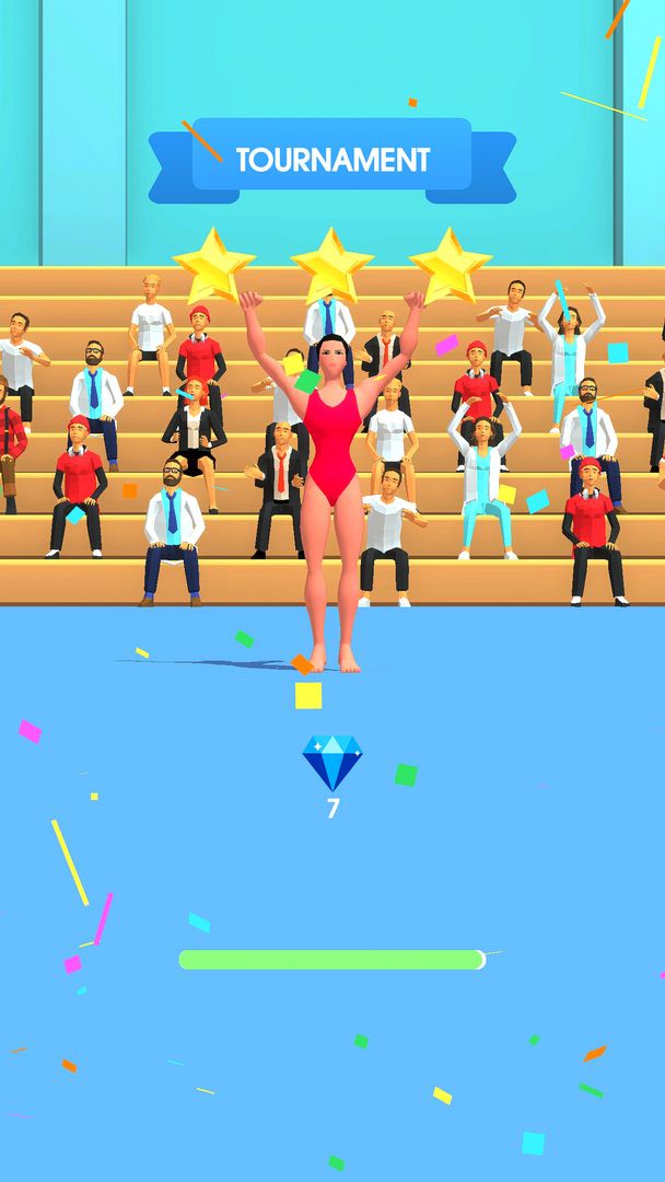 Screenshot of Idle Gymnastics