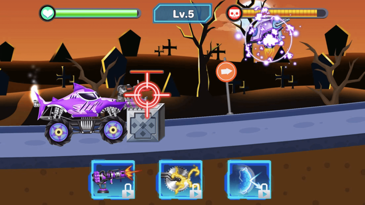 机甲卡车赛车游戏游戏截图