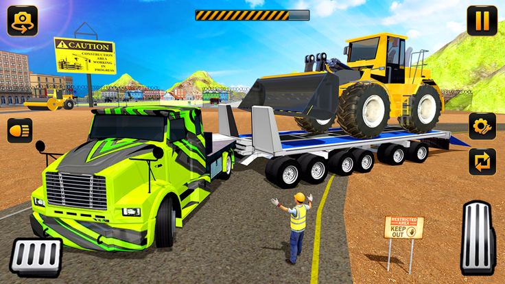 Heavy Machines Transporter Sim游戏截图