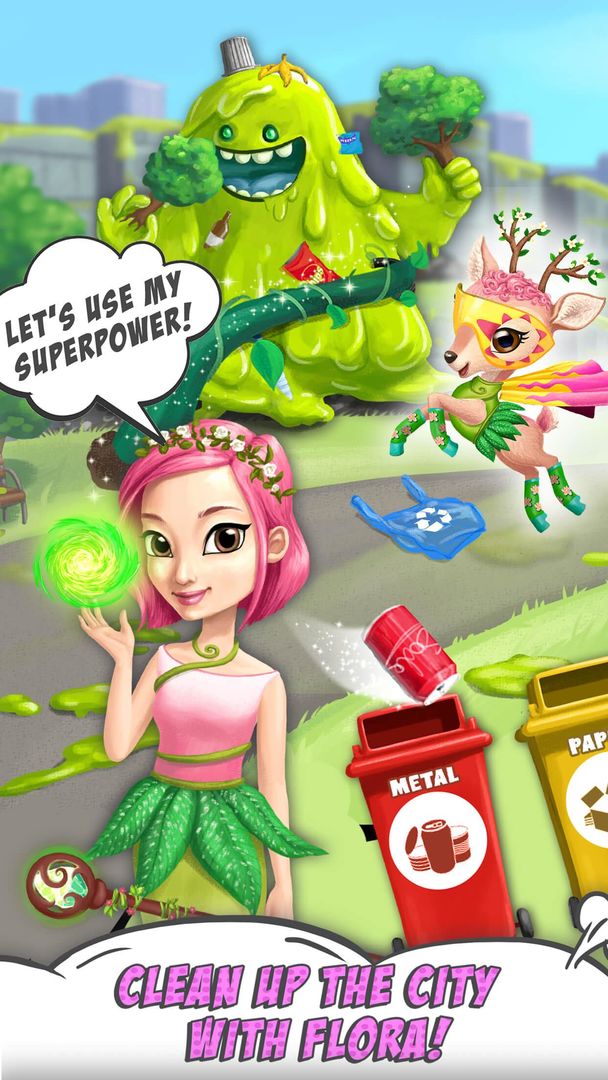Screenshot of Power Girls Super City
