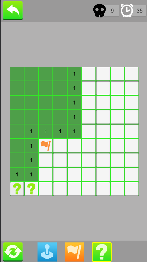 简易扫雷游戏截图