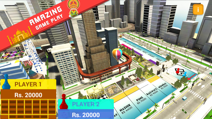 Indian Business 3D Board Game游戏截图