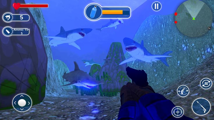 Underwater Shark Simulator 3D游戏截图