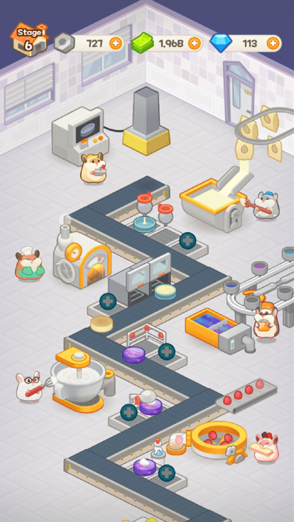 仓鼠蛋糕工厂 - 萌萌的仓鼠经营店铺游戏截图