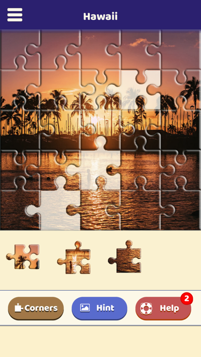 Hawaii Sightseeing Puzzle游戏截图