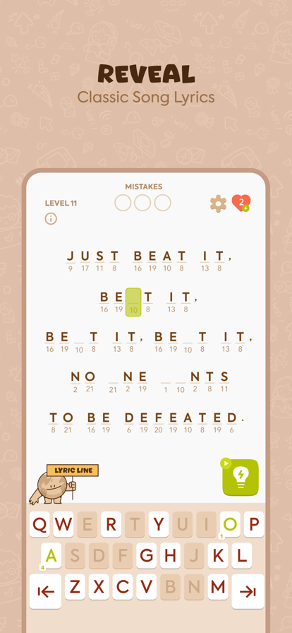 Cryptogram: Number & Word Game游戏截图
