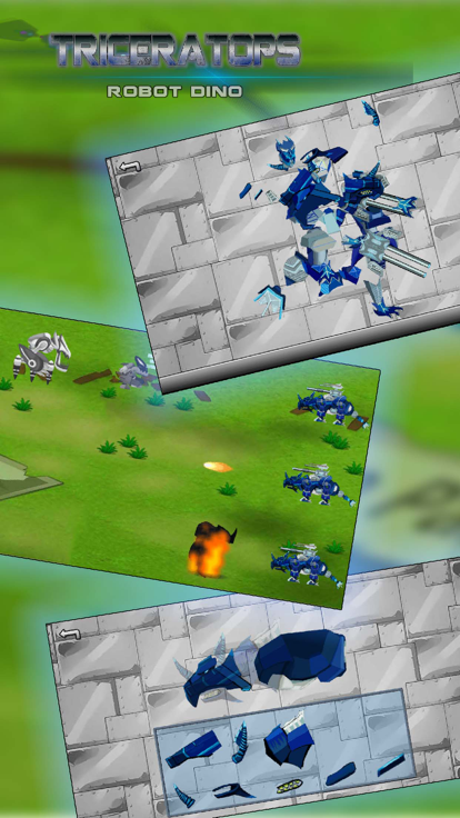 机甲三角龙王:模拟机械兽 变形拼装射击小游戏合集游戏截图