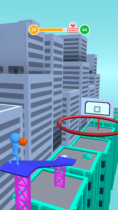 翻转链式灌篮游戏截图