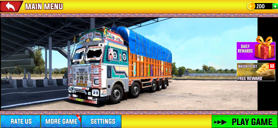 Indian Truck Driver Games 3d游戏截图