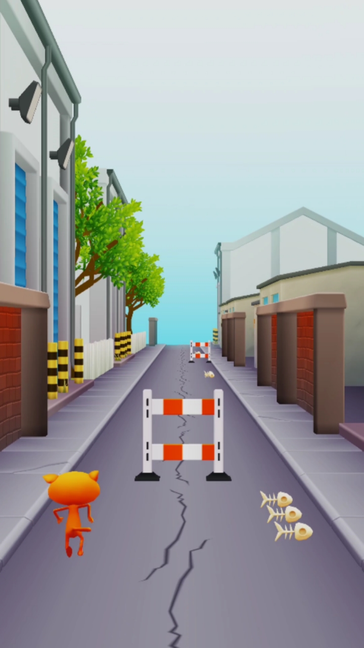 懒猫跑酷游戏截图