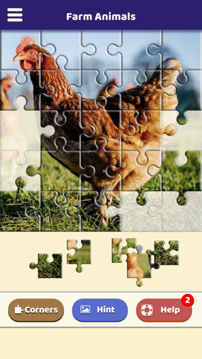 Farm Animals Jigsaw Puzzle游戏截图