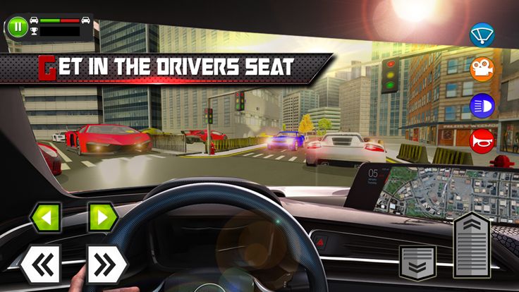 驾驶3D学校模拟器游戏截图