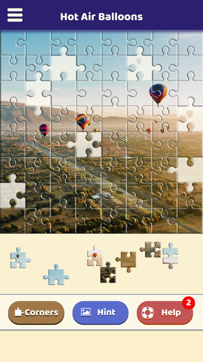 Hot Air Balloons Puzzle游戏截图