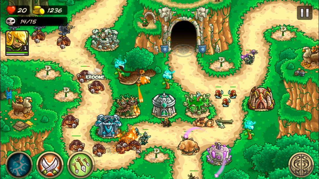 Kingdom Rush Origins: 王国保卫战:起源游戏截图