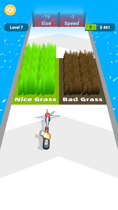 Grass Cutting Run游戏截图