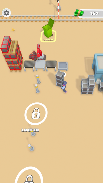 Cargo Train Station 3D游戏截图