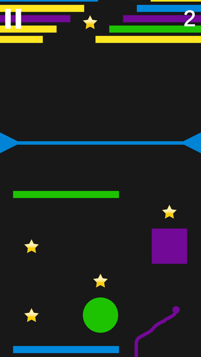 Color Run- purple, blue, green游戏截图